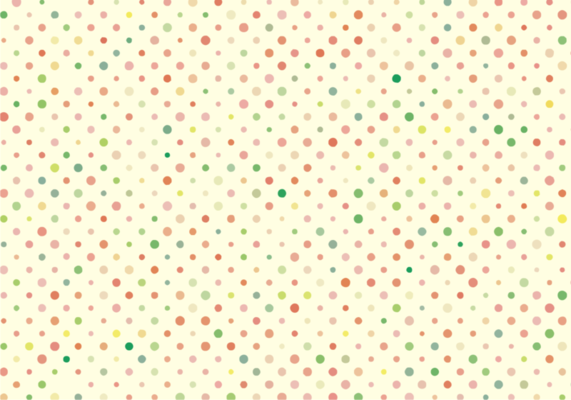 Cute Polka Dots Pattern Free Vector