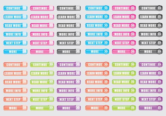 Glow Buttons For Web