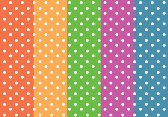 Dots Colorful Pattern Vector