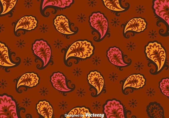 Paisley Brown Background