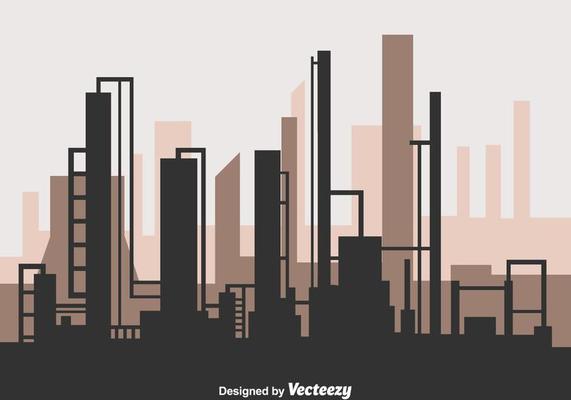 Silhouette Factory Vector