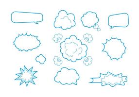 Free Comics Elements Vectors