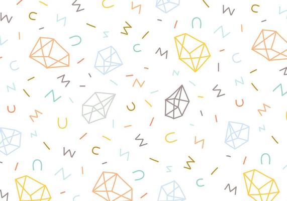 Abstract Gem Pattern Background