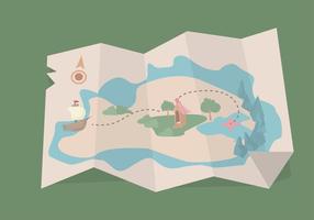 Treasure Map Vector