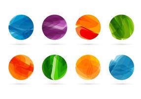 Abstract shapes vector 