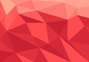 Red Low Poly Vector