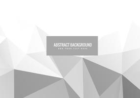 White abstract geometric vector