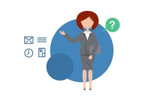 Free Administrative Assistant Illustration vector