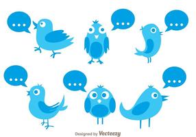 Vector Twitter Bird With Quote