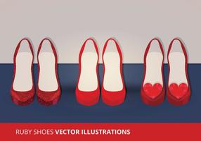 Vector Ruby Shoes