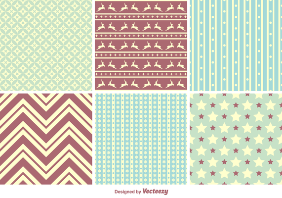 Christmas seamless patterns