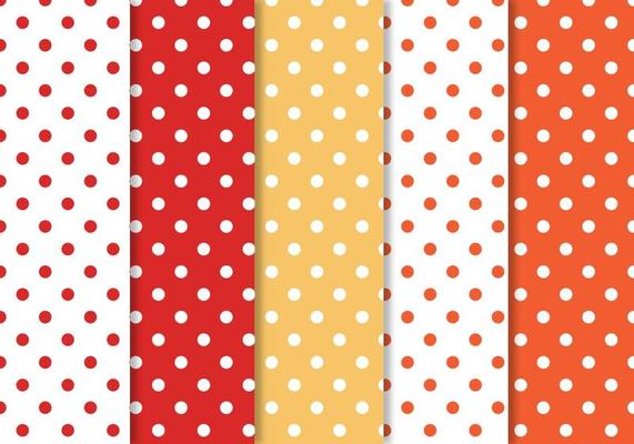Polka Dot Pattern Set