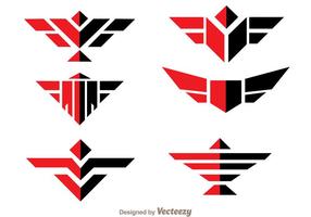 Symmetric Hawk Logo Vector