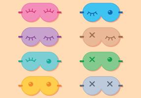 Sleep Mask Eyes vector