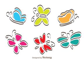 Cartoon Butterfly vector