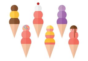 Snow Cone Ball Collections vector