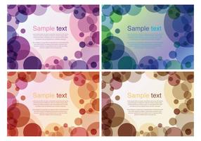 Purple Circles Background vector