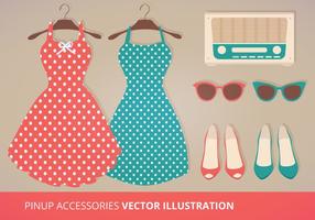 Pinup Vector Accessories