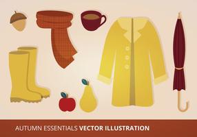 Autumn Essentials Vector Set