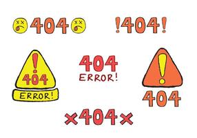 Free 404 Vector Series