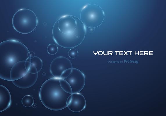Abstract Bubble Background Illustration