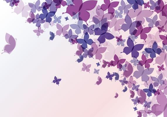 Abstract Butterfly Background