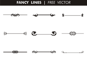 Decorative Fancy Lines Vector