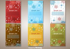 Christmas Greetings cards vector