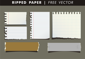 Ripped Paper Free Vector