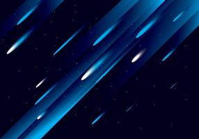 Meteor Shower Vector