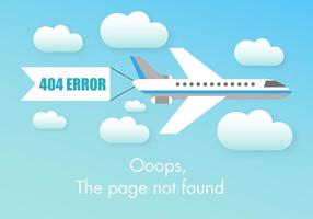 Free 404 Error Vector