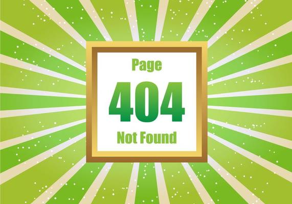 Free Green 404 Vector