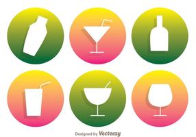 Cocktail Vector Icons