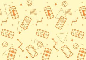 Free Iphone 6 Pattern 5 vector