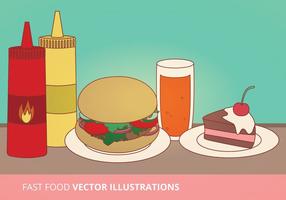 Fast Food Vector Illustrations