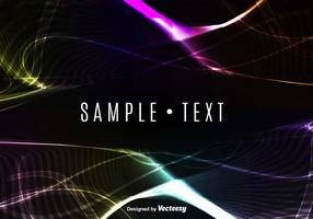 Abstract colorful waves vector