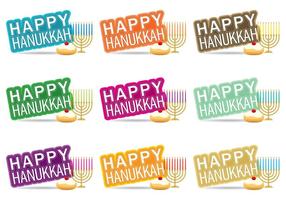 Happy Hanukkah vector