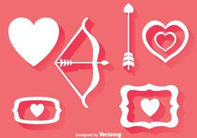 Love Element Icons vector