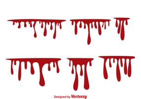 Vectores de goteo de sangre