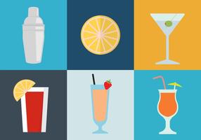 Cocktail Icons vector