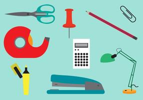 Set of Office Tools in Vector