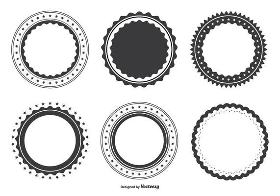 Blank Label Shape Set