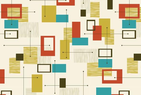 Retro Abstract Seamless Pattern
