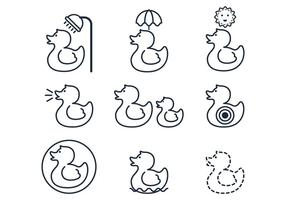 Rubber Duck Icon vector