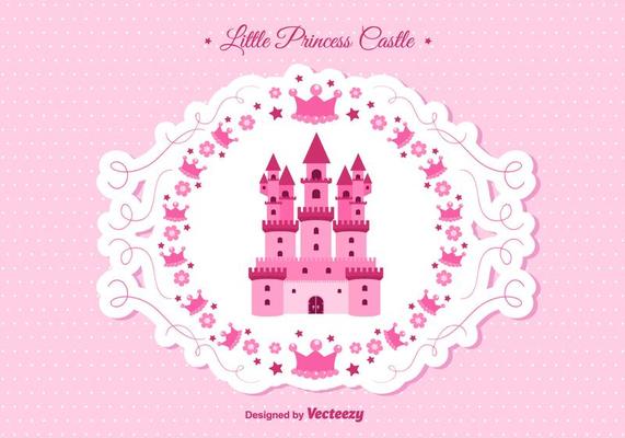 Princess Castle Vector