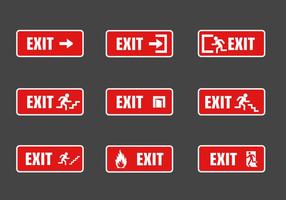 EXIT SIGN VECTOR