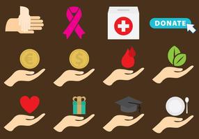 Charity And Donation vector