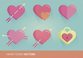 Heart Icons Vector Format