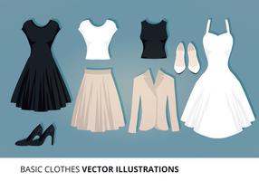 Ilustración vectorial de ropa