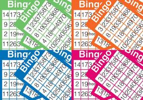 Bingo Card Background vector